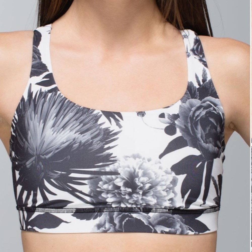 COPY - Lululemon energy bra brisk bloom size 10